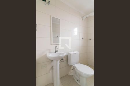 Banheiro da Suíte de apartamento à venda com 2 quartos, 52m² em Vila Helena, Santo André