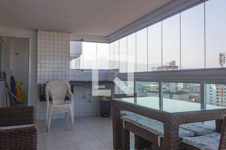 varanda de apartamento para alugar com 3 quartos, 110m² em Vila Caiçara, Praia Grande