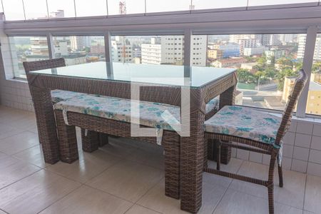 varanda de apartamento para alugar com 3 quartos, 110m² em Vila Caiçara, Praia Grande