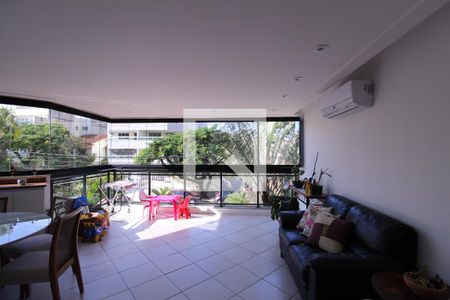 Vista - Sala de apartamento à venda com 3 quartos, 105m² em Recreio dos Bandeirantes, Rio de Janeiro