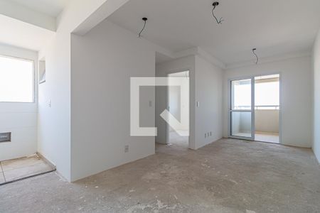 Sala de apartamento à venda com 2 quartos, 59m² em Vila Tibiriçá, Santo André