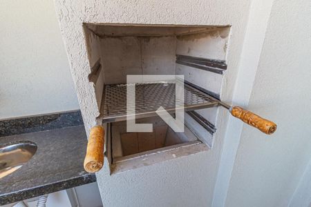 Varanda da Sala - Churrasqueira de apartamento à venda com 2 quartos, 59m² em Vila Tibiriçá, Santo André