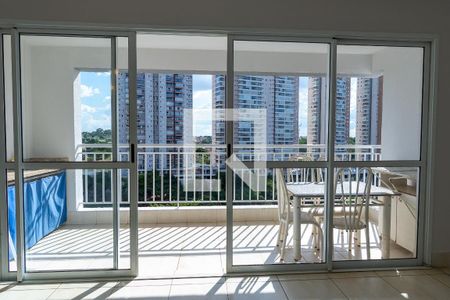 Vista da Sala de apartamento para alugar com 3 quartos, 83m² em Jardim Atlântico, Goiânia
