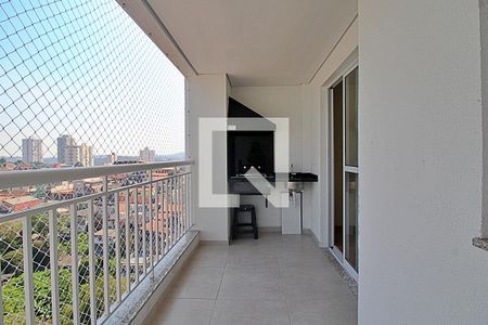 Varanda da Sala de apartamento para alugar com 2 quartos, 72m² em Vila Bocaina, Mauá