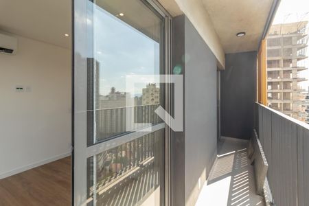 Apartamento para alugar com 62m², 2 quartos e 1 vagaVaranda do quarto e suíte