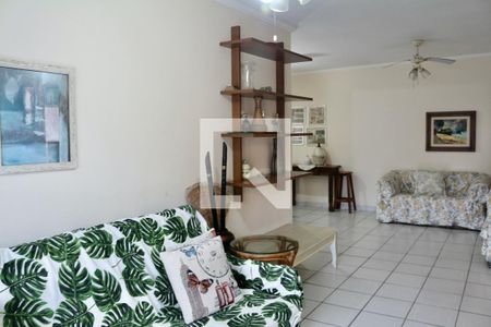 Sala de apartamento para alugar com 2 quartos, 88m² em Jardim Guaiuba, Guarujá