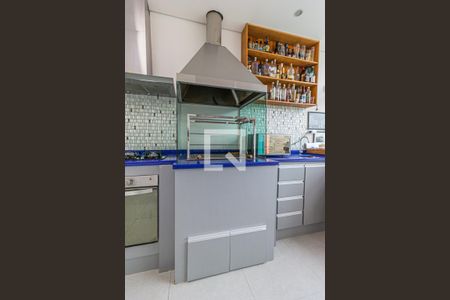 Apartamento à venda com 100m², 1 quarto e 2 vagasDetalhe da Área do Churrasco