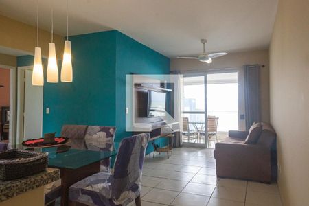 Sala de apartamento para alugar com 3 quartos, 98m² em Mirim, Praia Grande