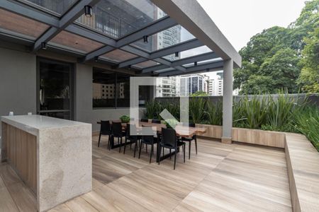 Studio à venda com 32m², 1 quarto e sem vagaChurrasqueira