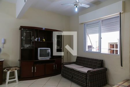 Sala de apartamento para alugar com 1 quarto, 60m² em Boqueirão, Santos