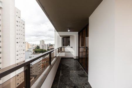 Varanda da Sala de apartamento à venda com 5 quartos, 200m² em Perdizes, São Paulo