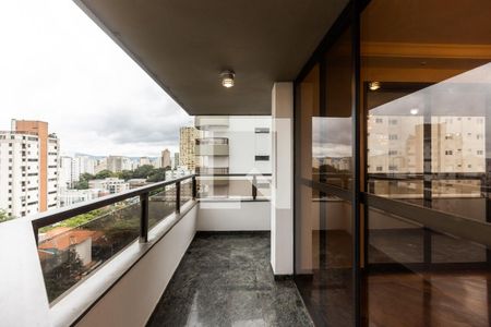 Varanda da Sala de apartamento à venda com 5 quartos, 200m² em Perdizes, São Paulo