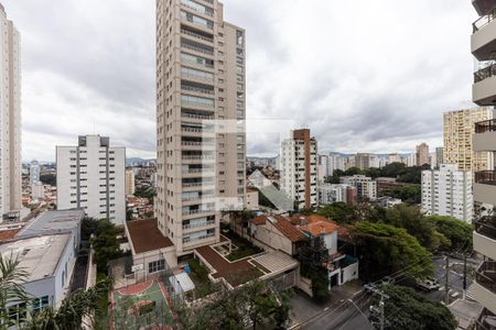 Varanda da Sala - Vista de apartamento à venda com 5 quartos, 200m² em Perdizes, São Paulo