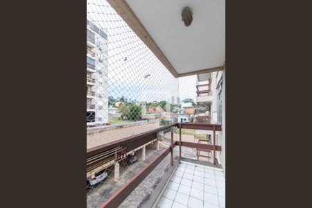 Varanda da sala de apartamento à venda com 2 quartos, 74m² em Teresópolis, Porto Alegre