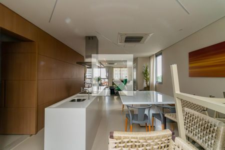 Studio à venda com 50m², 1 quarto e 1 vagaSalão de festas