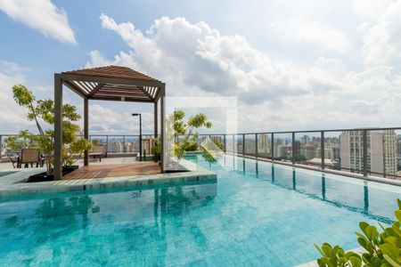 Studio à venda com 50m², 1 quarto e 1 vagaPiscina