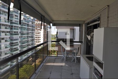 Varanda da Sala  de apartamento para alugar com 2 quartos, 82m² em Jacarepaguá, Rio de Janeiro
