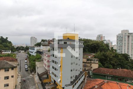 Vista de kitnet/studio para alugar com 1 quarto, 83m² em José Menino, Santos