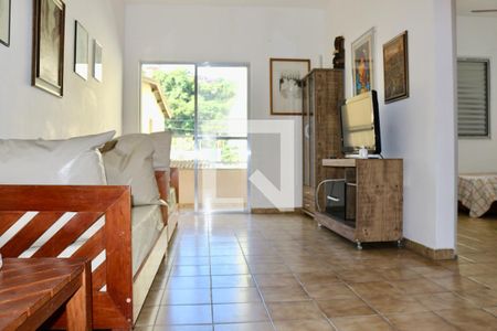 Sala de apartamento para alugar com 2 quartos, 85m² em Jardim Três Marias, Guarujá