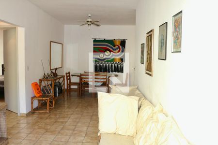 Sala de apartamento para alugar com 2 quartos, 85m² em Jardim Três Marias, Guarujá