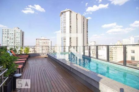 Studio à venda com 26m², 1 quarto e sem vagaPiscina