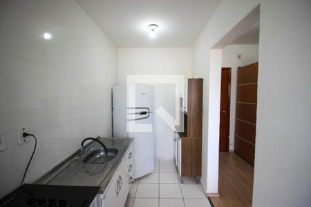 Cozinha de apartamento para alugar com 1 quarto, 30m² em Vila Helena, Sorocaba