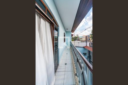 Varanda da Sala de casa à venda com 3 quartos, 150m² em Vila Homero Thon, Santo André