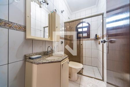 Banheiro de casa à venda com 3 quartos, 150m² em Vila Homero Thon, Santo André