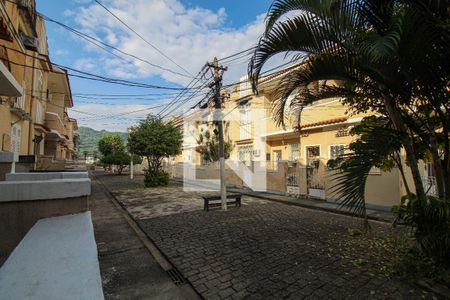 Varanda da Sala de casa de condomínio para alugar com 3 quartos, 140m² em Riachuelo, Rio de Janeiro