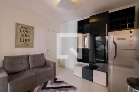 Sala de apartamento à venda com 1 quarto, 42m² em Indianópolis, São Paulo