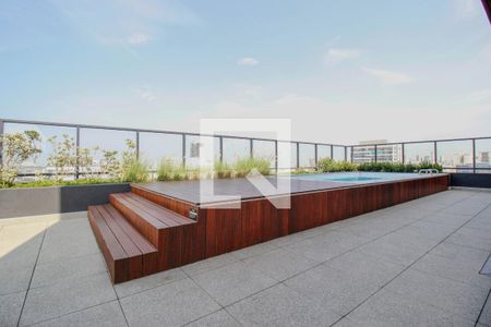 Studio à venda com 44m², 1 quarto e 1 vagaPiscina