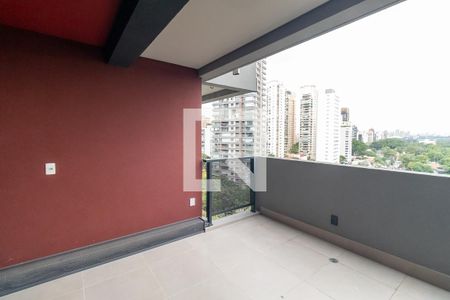 Varanda   de kitnet/studio à venda com 1 quarto, 44m² em Cerqueira César, São Paulo