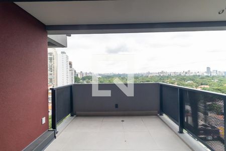 Varanda   de kitnet/studio à venda com 1 quarto, 44m² em Cerqueira César, São Paulo