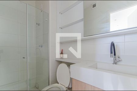 Banheiro do Quarto Suíte de apartamento à venda com 1 quarto, 35m² em Cambuci, São Paulo