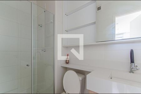 Banheiro do Quarto Suíte de apartamento à venda com 1 quarto, 35m² em Cambuci, São Paulo