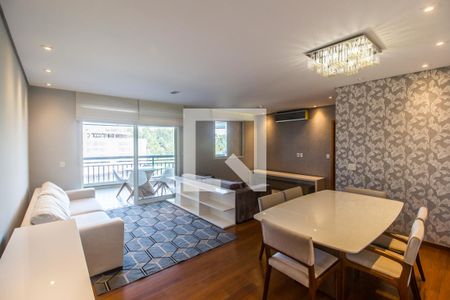 Sala de Jantar de apartamento à venda com 3 quartos, 122m² em Tamboré, Santana de Parnaíba