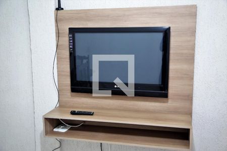 Detalhe Sala de apartamento para alugar com 1 quarto, 42m² em Canto do Forte, Praia Grande