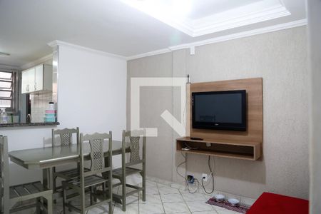 Sala de apartamento para alugar com 1 quarto, 42m² em Canto do Forte, Praia Grande