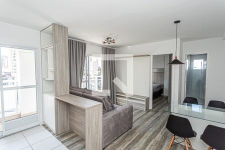 Salas integradas de apartamento para alugar com 1 quarto, 41m² em Santana, São Paulo