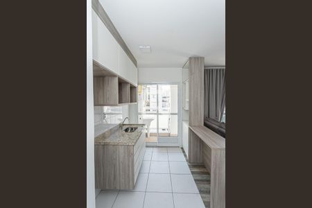 Cozinha integrada de apartamento para alugar com 1 quarto, 41m² em Santana, São Paulo