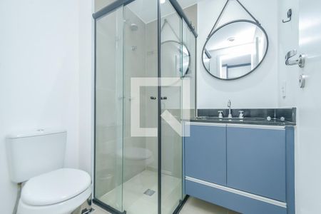 Banheiro de kitnet/studio à venda com 1 quarto, 24m² em Consolação, São Paulo