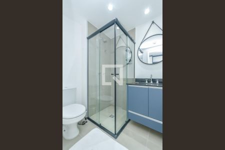 Banheiro de kitnet/studio à venda com 1 quarto, 24m² em Consolação, São Paulo