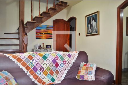Sala de casa de condomínio à venda com 3 quartos, 219m² em Taquara, Rio de Janeiro