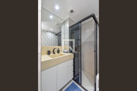 Banheiro do Quarto de apartamento à venda com 1 quarto, 26m² em Vila Buarque, São Paulo