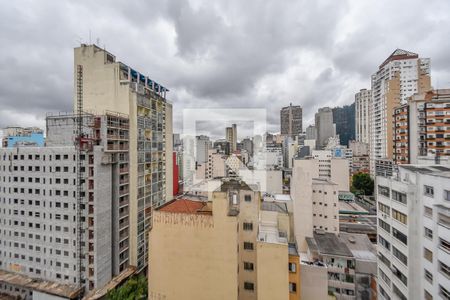 Vista da Sala de apartamento à venda com 1 quarto, 26m² em Vila Buarque, São Paulo