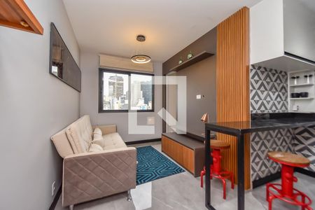 Sala de apartamento à venda com 1 quarto, 26m² em Vila Buarque, São Paulo