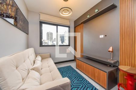 Sala de apartamento à venda com 1 quarto, 26m² em Vila Buarque, São Paulo