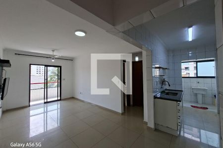 Sala de apartamento para alugar com 1 quarto, 61m² em Guilhermina, Praia Grande