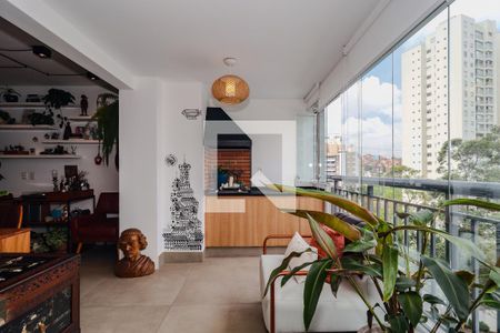 Varanda da Sala de apartamento à venda com 2 quartos, 92m² em Vila Andrade, São Paulo