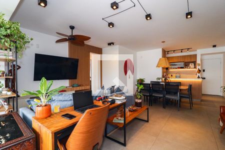 Sala de apartamento à venda com 2 quartos, 92m² em Vila Andrade, São Paulo